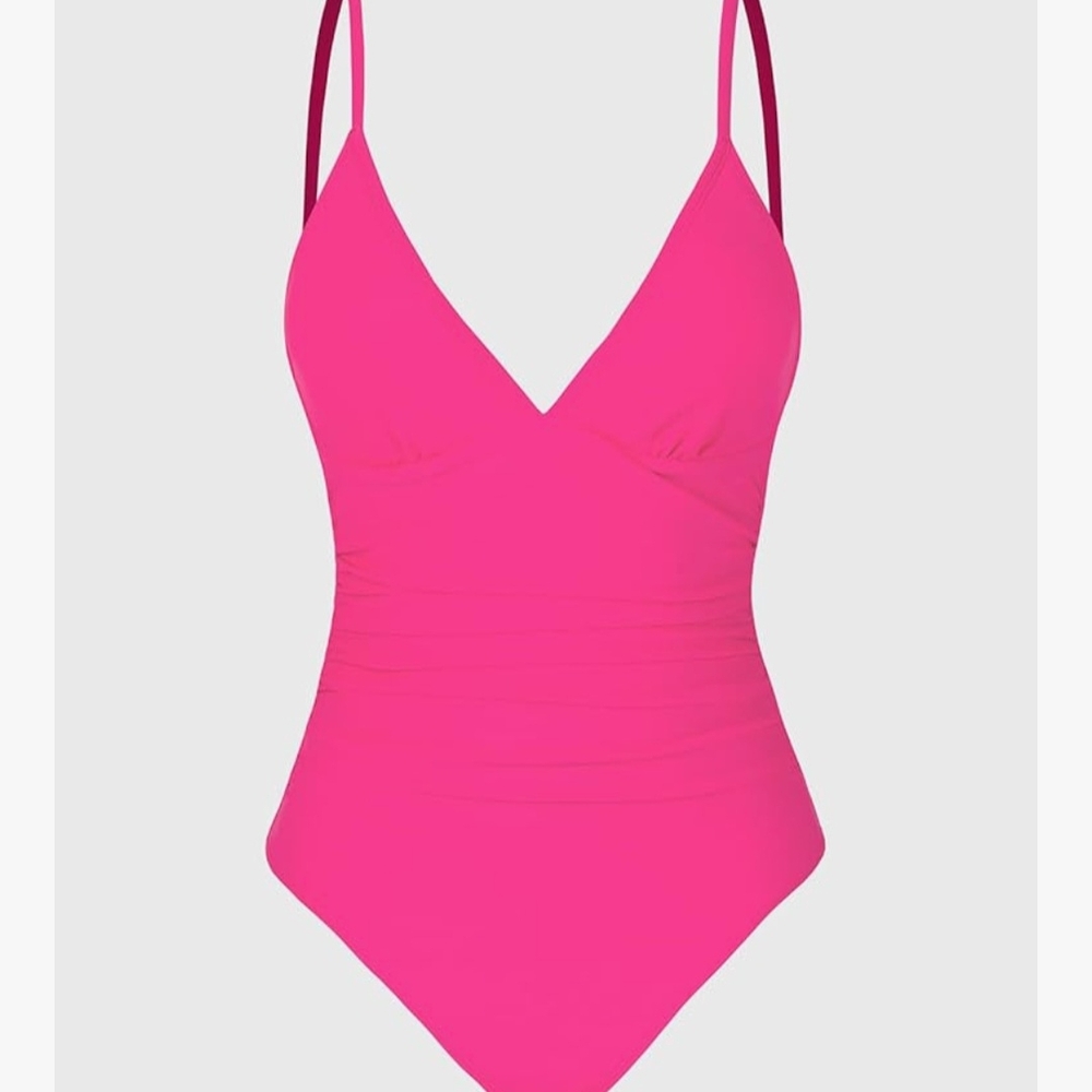 Vibrant Pink One-Piece Swimsuit